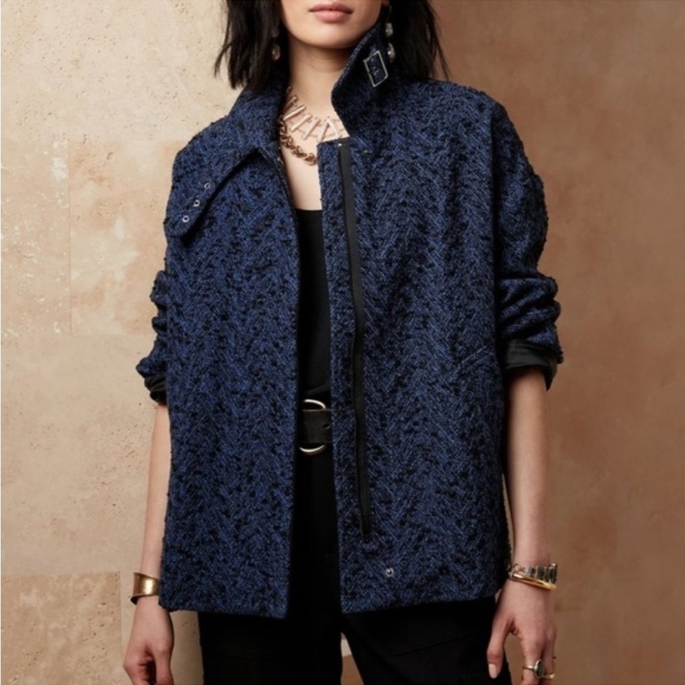 Banana Republic size S Oversized Balmacaan Jacket